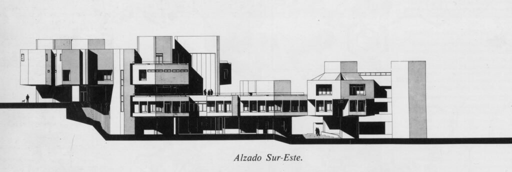 Alzado Sur-Este embajada Brasil